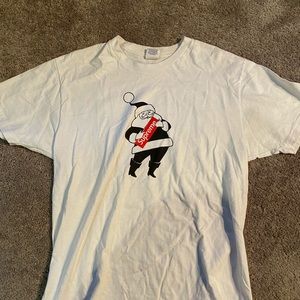 Supreme Santa tee FW16